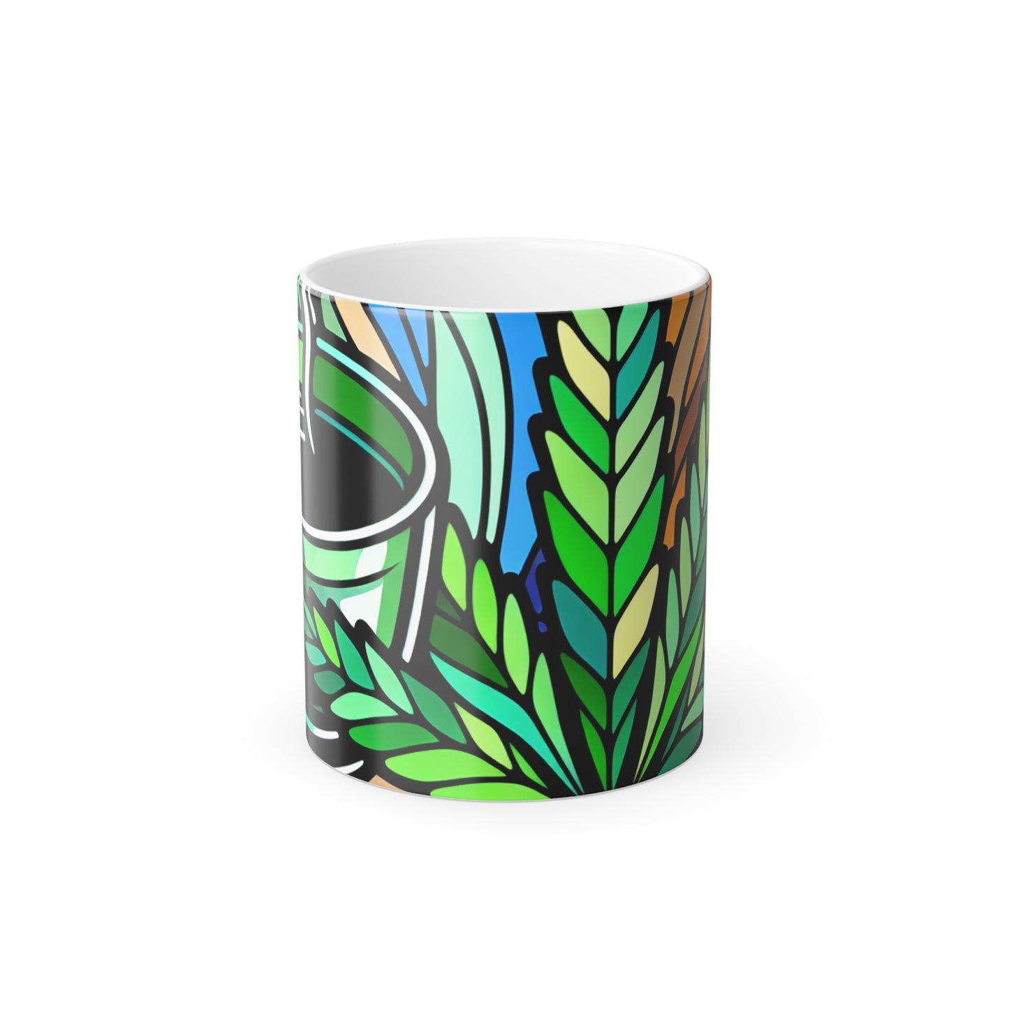 Color Morphing Wake And Bake Mug