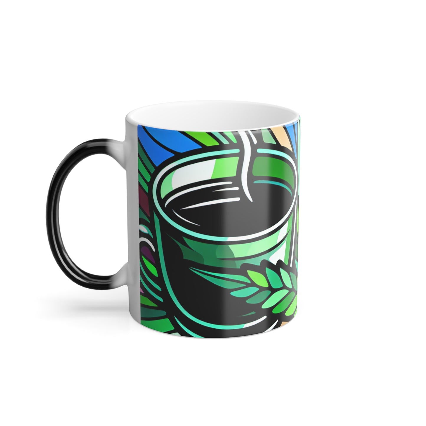 Color Morphing Wake And Bake Mug